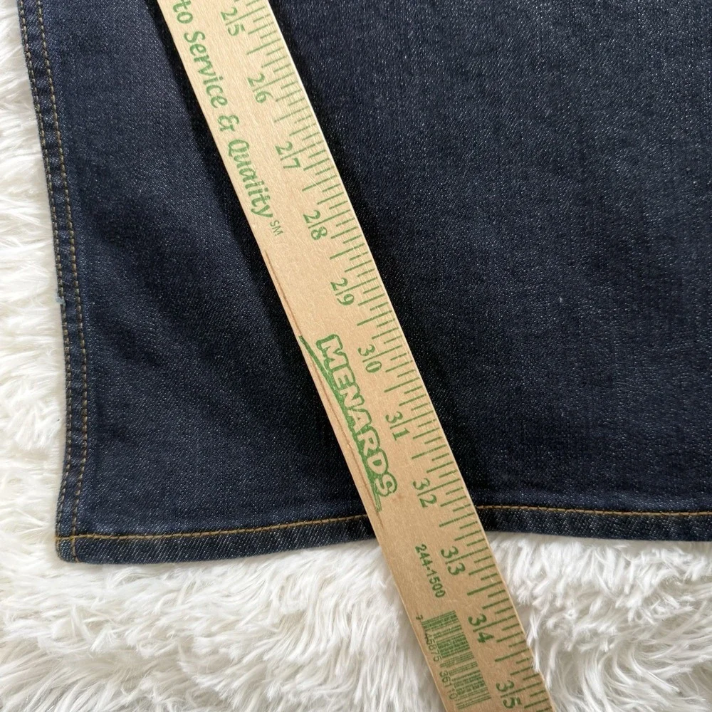 Banana Republic Straight Fit Jeans Mens Size 44x32 Indigo Preppy Casual Fade NWT